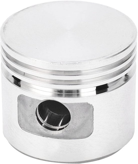 Compressore di aria a pistone in alluminio - Compressore di aria - Pompone di aria - 47 mm di diametro - Anello di lubrificazione per olio/gas - Alta qualità - Pistone