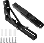 Sostegno pieghevole resistente con acciaio inossidabile - supporto professionale per tavolo - tavola - divano (25 cm 2 pezzi)