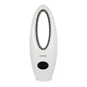 Trade Shop - Ventilatore A Torre Senza Pale Fan Plus-white 45 W Silenzioso 3 Velocità Display Led -