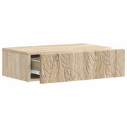 Tavolino da Parete Laterale | Tavolo laterale | Tavolino Rovere Sonoma 87,5 x 34,5 x 17 cm