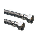 Flessibile acqua ff 1/2 x 1/2 x 40cm da 1/2 rivestimento in acciaio inox per rubinetto