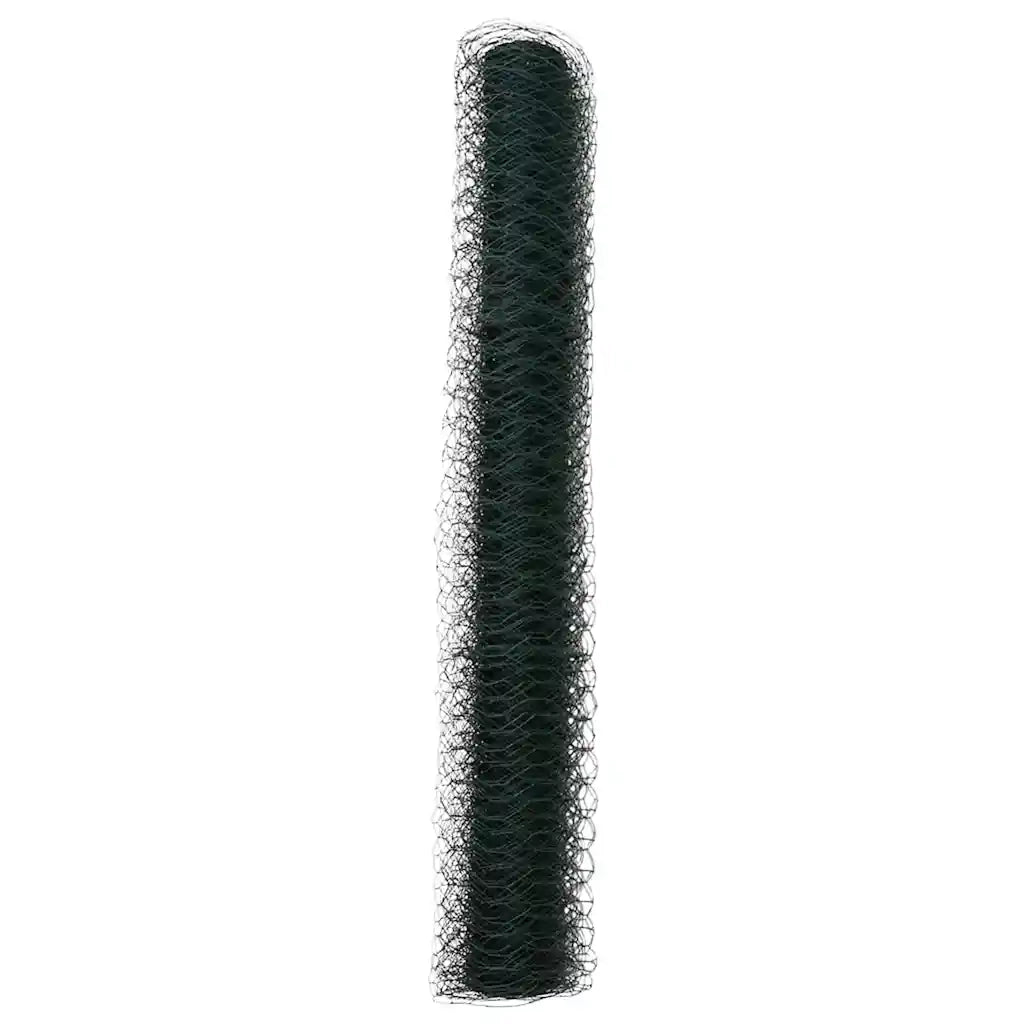 Recinzione da Giardino | Recinzione Esagonale Verde 1 x 100 m PVC