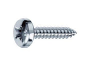 VITI AUTOFILETTANTI TESTA CILINDRICA ACCIAIO ZINCATO BIANCO- - ø mm.3,5x25 - 500 pezzi MUSTAD