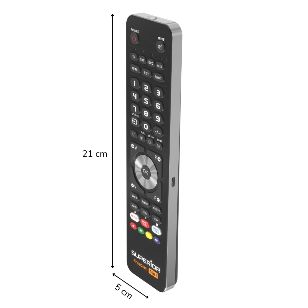 Telecomando Universale USB 4 in 1 Controllo 4 Dispositivi Superior Freedom