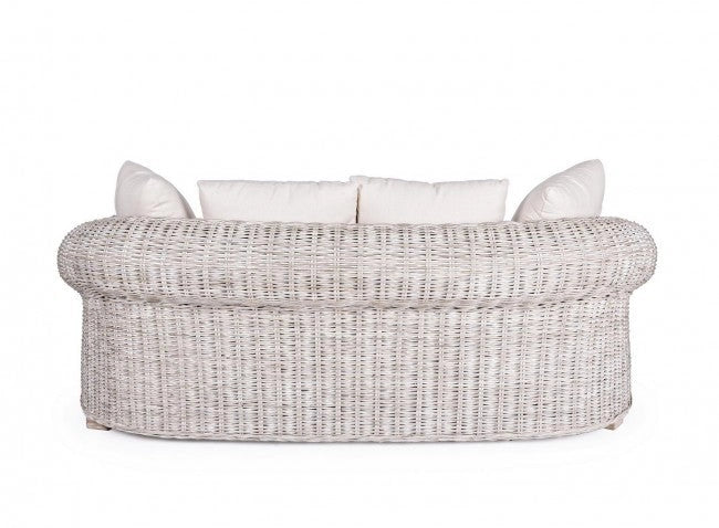 Divano 3 Posti 204x96x80h cm con Cuscini Coba