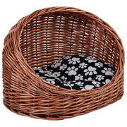 Cuccia in vimini per animali 50x40x40h cm