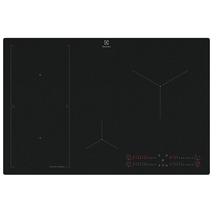 Electrolux Serie 700 KIS82453IZ Piano cottura a induzione 80cm 4 zone da incasso nero