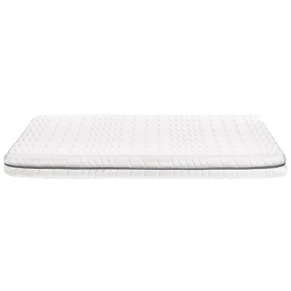 Materasso in Memory Foam bianco con tessuto grigio EU misura singola 140 x 200 cm Medio