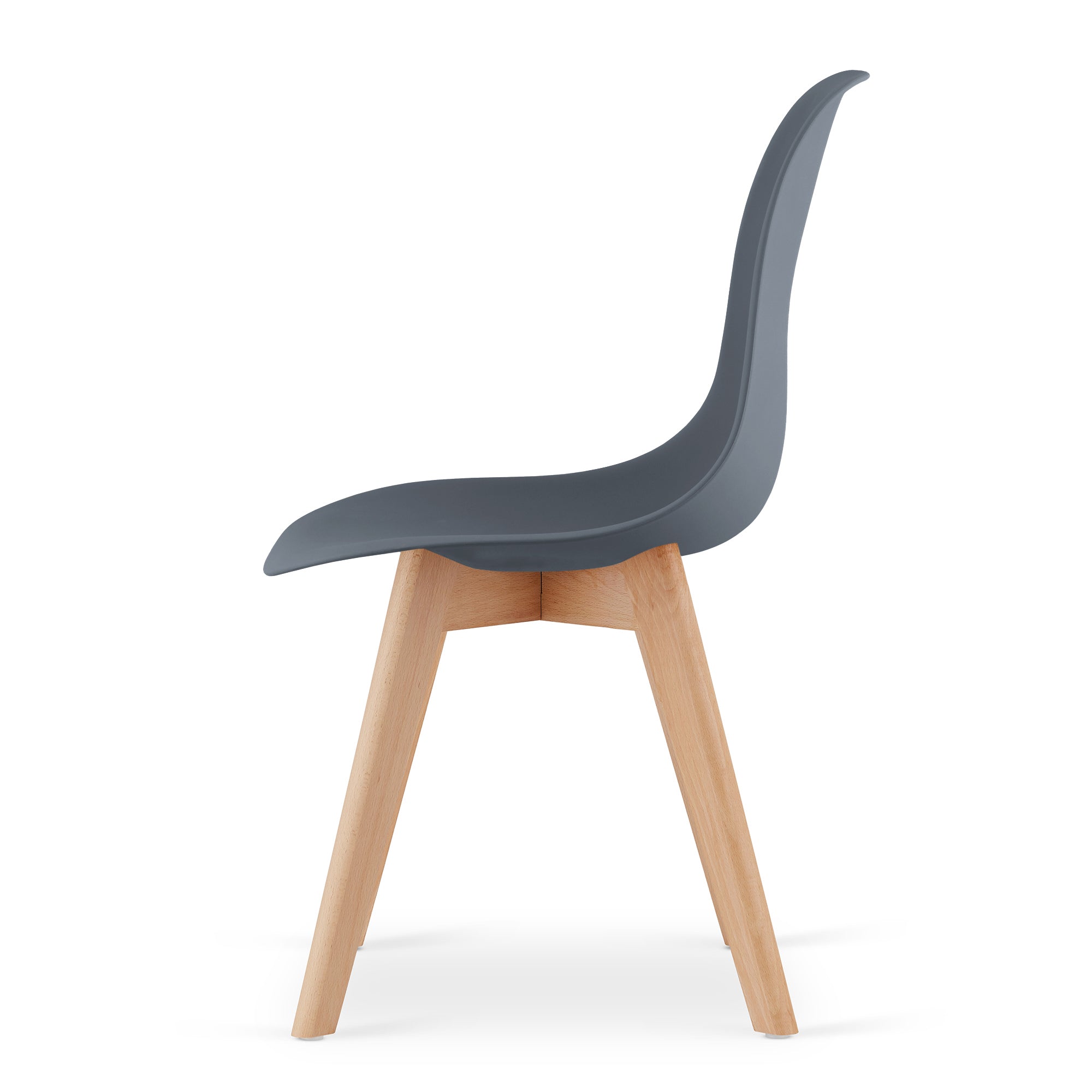 Sedia VALORA KITO - Ardesia scura, design ergonomico per soggiorno e ufficio