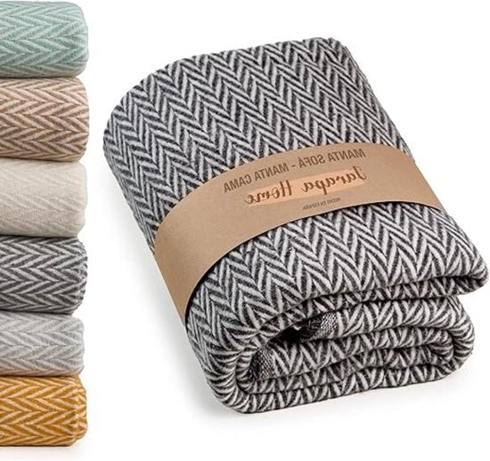 Coperta di Amore - a Scacchi - Impermeabile - per Letto - Serata d'Amore - 230x260cm - per 2 Persone - San Valentino - Coperta di Velluto Fleece