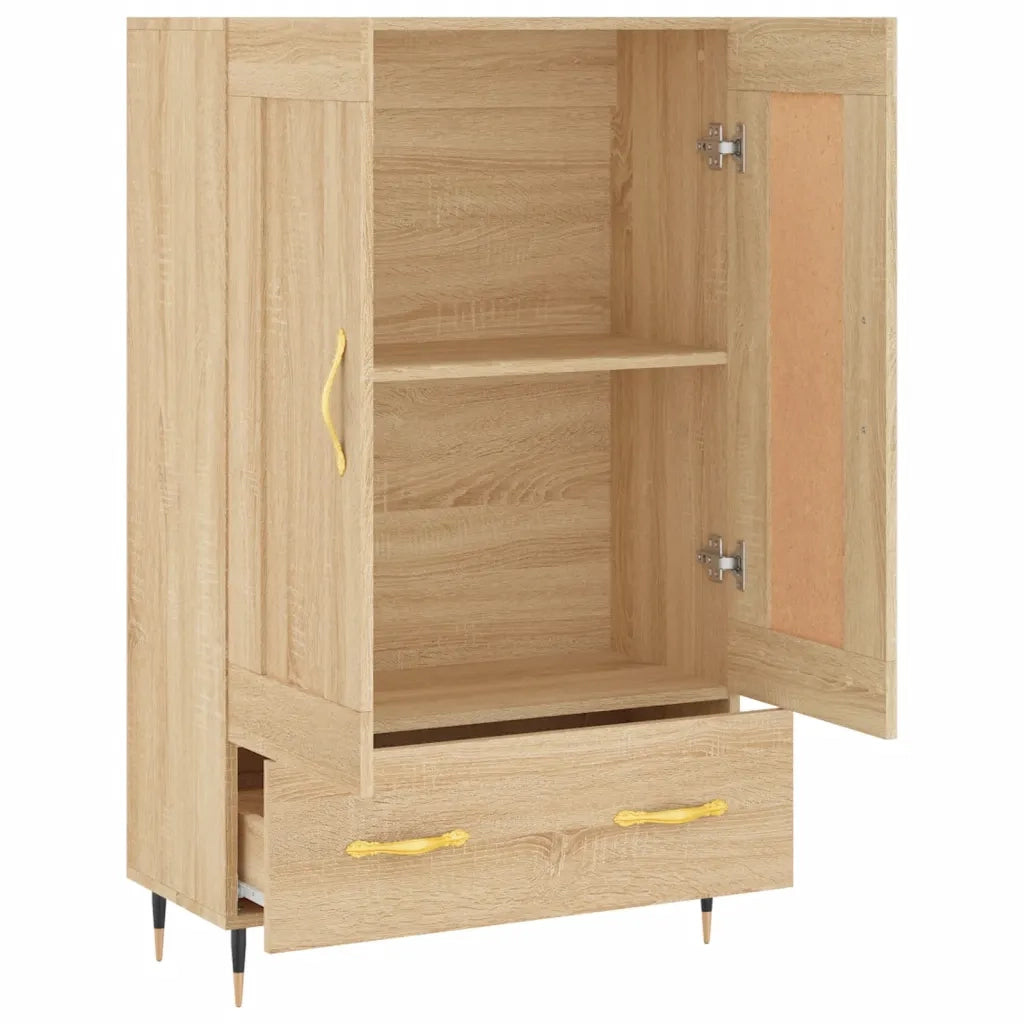 Credenza | Madia | Buffet da pranzo | Armadio da pranzo Rovere Sonoma 69,5x31x115 cm in Legno Multistrato