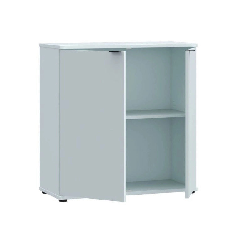 Mobile multiuso Segno con due ante L 80 cm. colore grigio chiaro