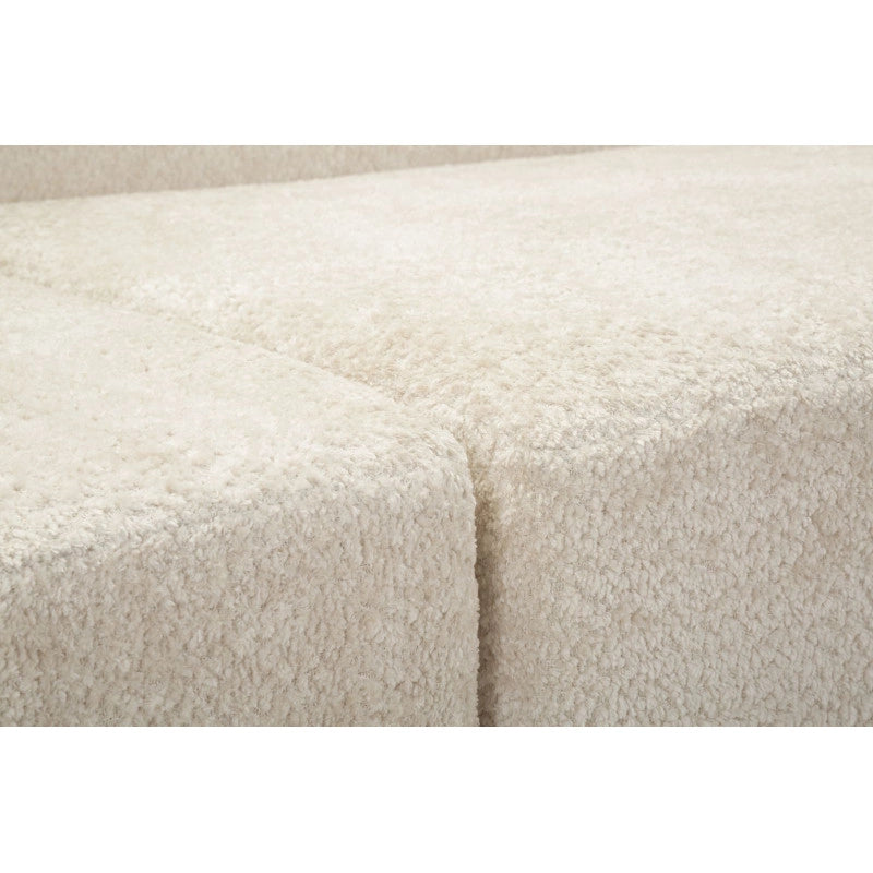 Divano Island Bianco cm 238x92x78 (compresso)