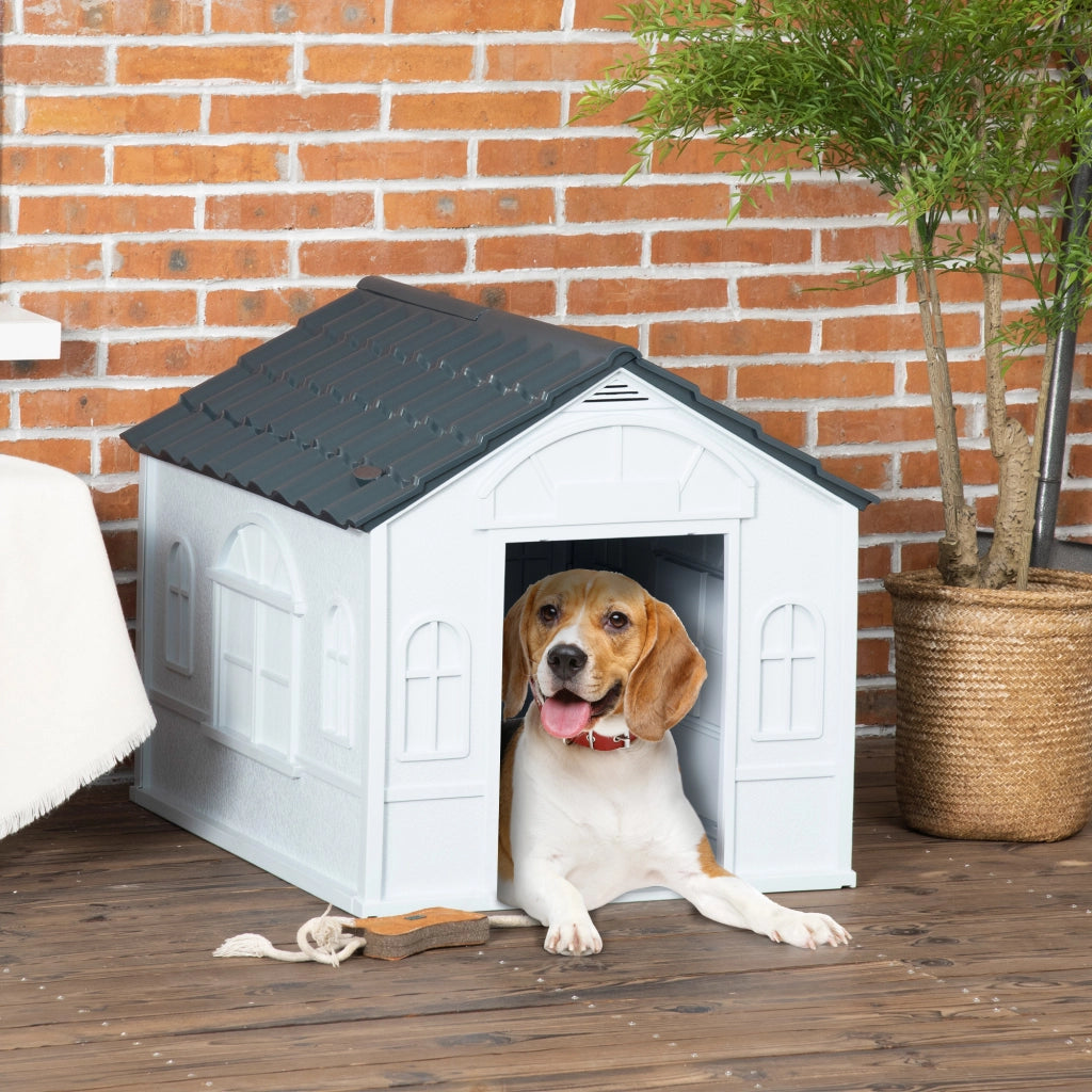 CUCCIA PER CANI 65 x 75,7 x 63 cm Grigia in plastica