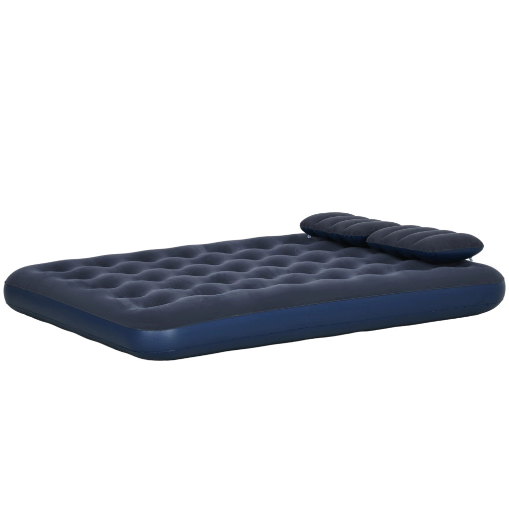 Materassino gonfiabile 2 posti ¨C zephmum ¨C blu con pompa 203x152x22cm