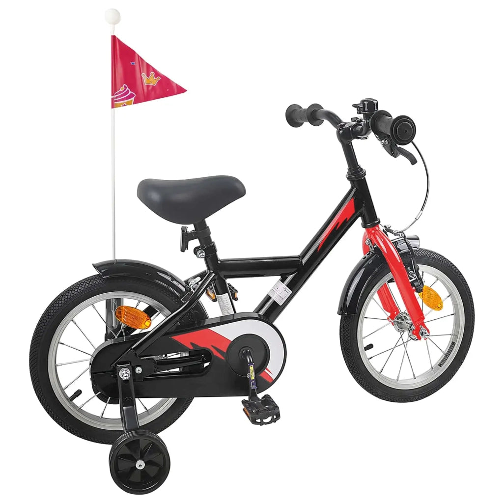 Bicicletta per Bambini 16 Pollici per bambini di 4-6 anni Nero 42009634
