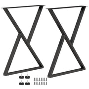 Tavolo ¨C Minimal ¨C Nero Acciaio 60x72