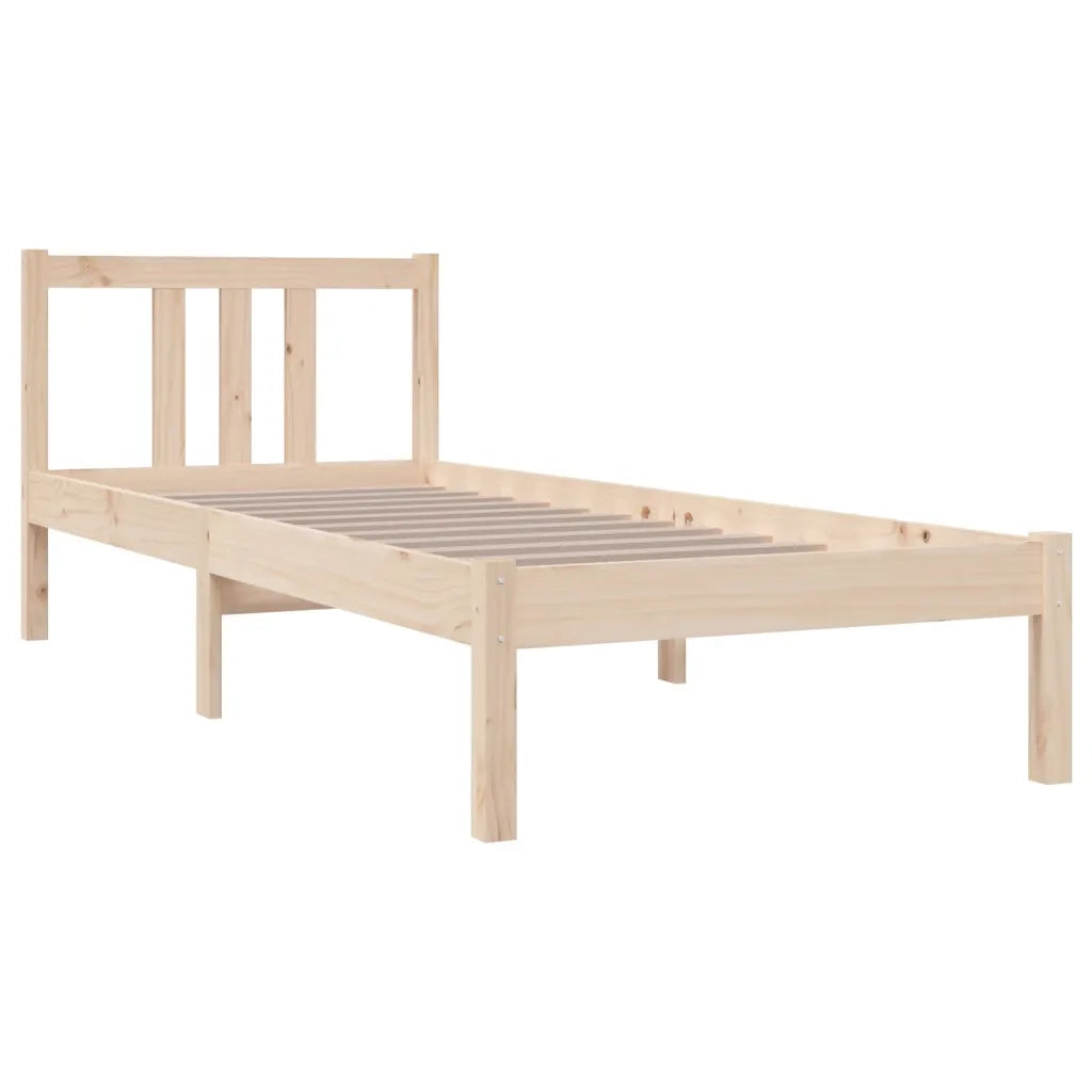 Giroletto-Struttura Letto in Legno Massello 75x190 cm Small Single 825881
