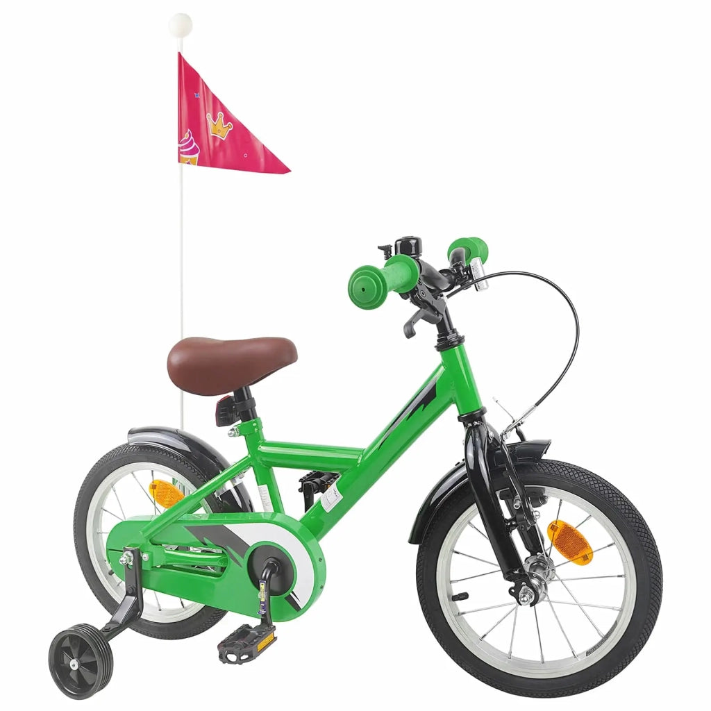 Bicicletta per Bambini 16 Pollici per bambini di 4-6 anni Verde 42009644
