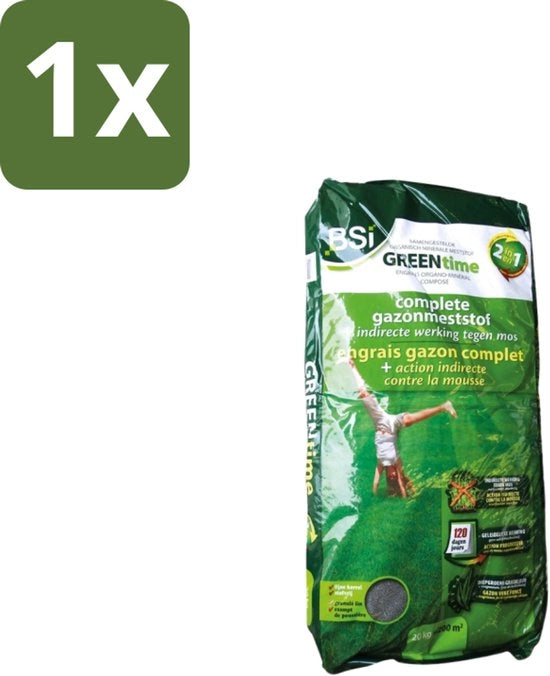 Materiale per prato organico-minerale - Controllo delle erbacce indiretto - 20 kg (200 m²) - 1 pezzo