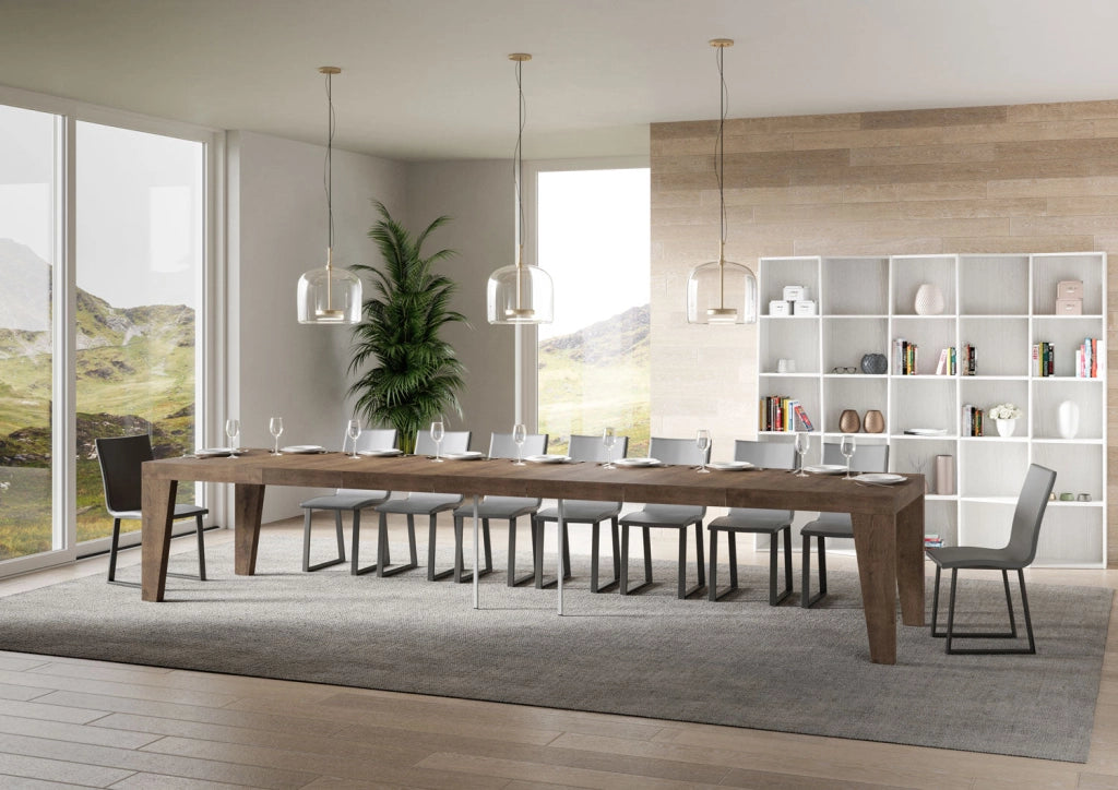 Tavolo Allungabile 180/440x90x77 cm Naxy Premium Noce