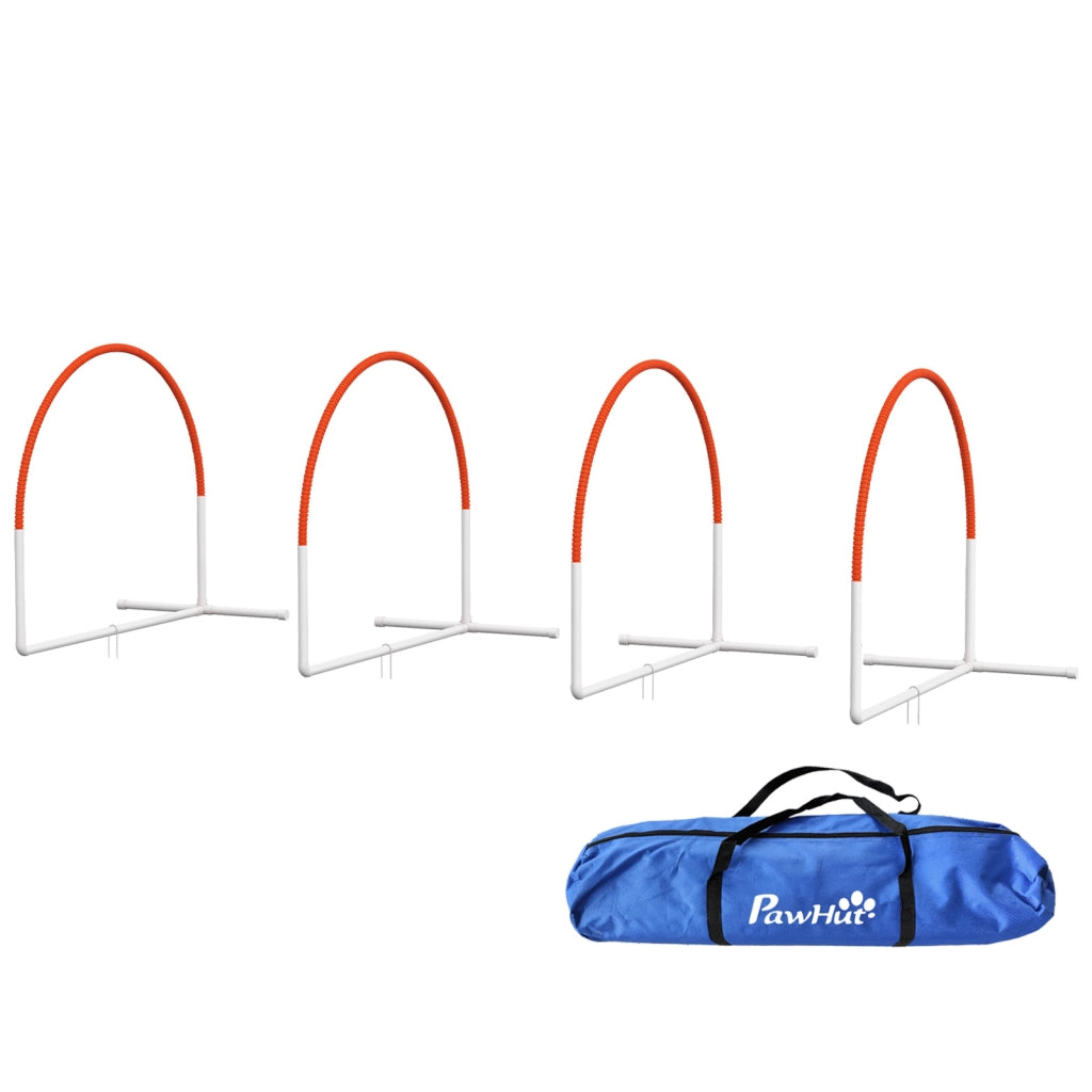 Kit di Agility per Cani ¨C Minimal ¨C 4 Pezzi con Borsa da Trasporto