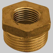 RIDUZIONE MASCHIO/FEMMINA OTTONE GIALLO  2 x 11/2     MADE IN ITALY