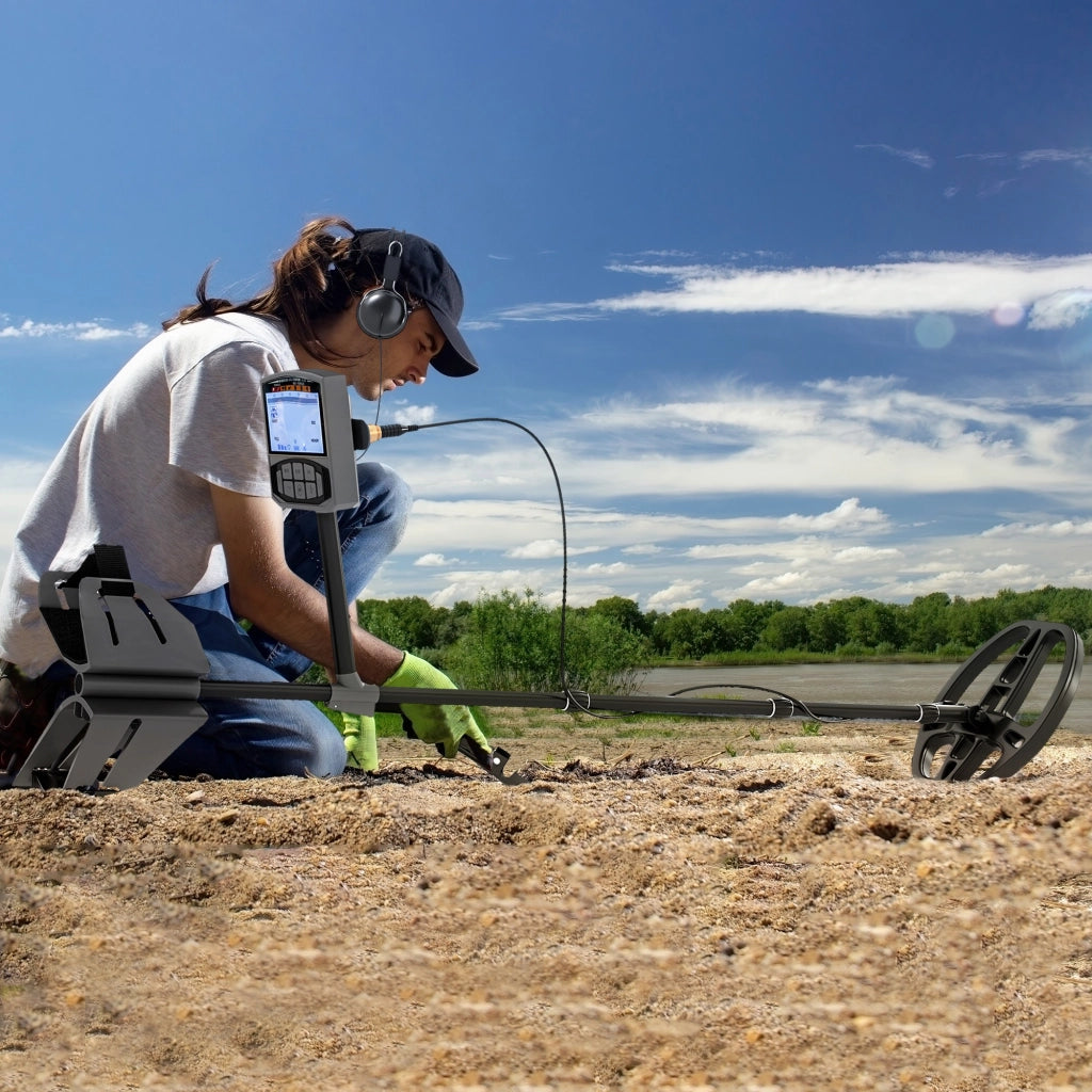 Metal Detector Professionale ¨C zephmum ¨C Impermeabile IP68, Display LCD Retroilluminato, 5 Modalit¨¤