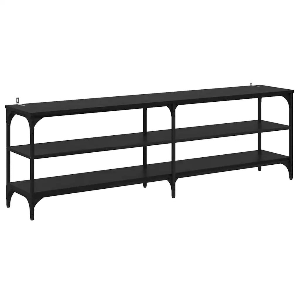 Mobile TV-Credenza per TV-Console TV Rovere Nero 160 x 30 x 50 cm