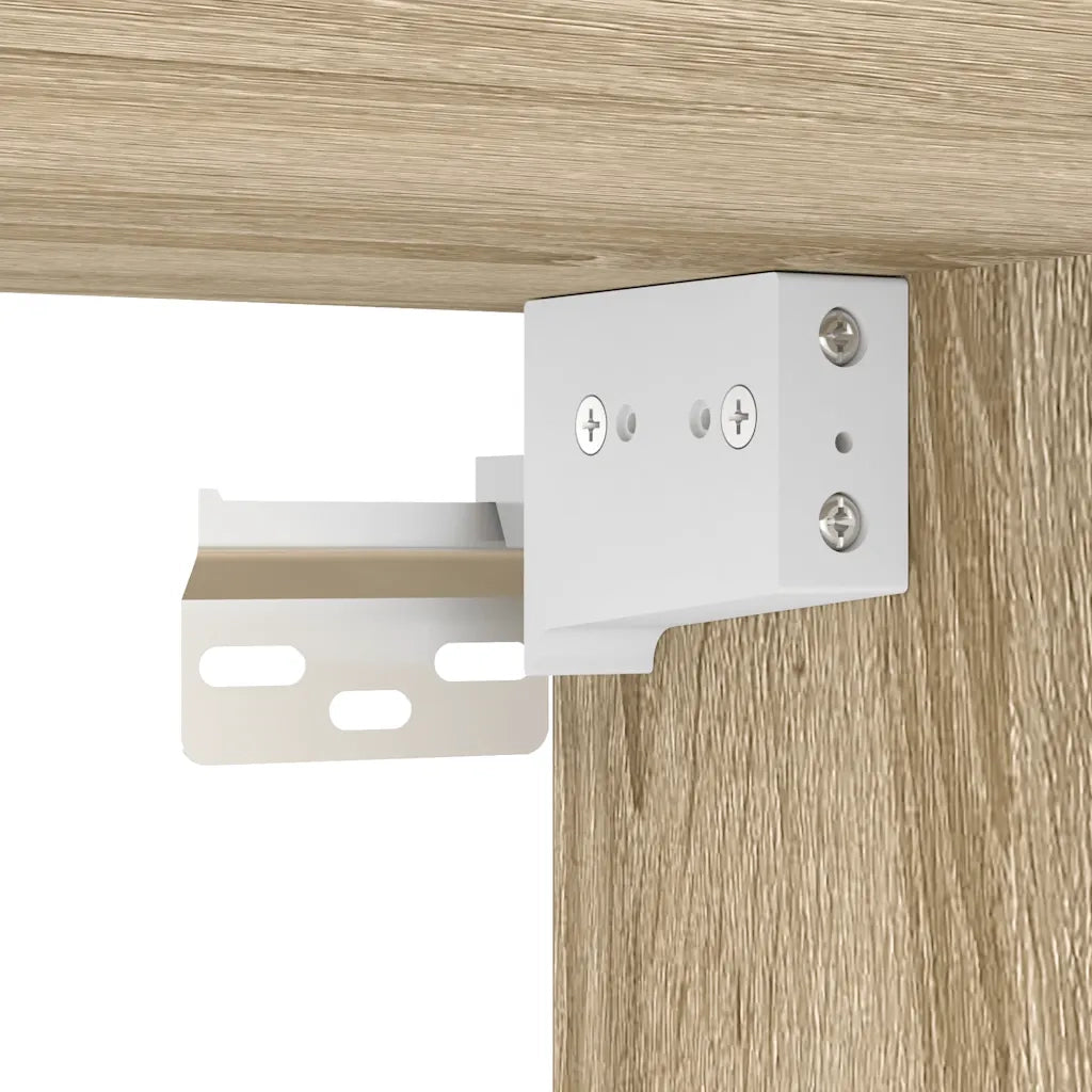Set Mobili da Bagno 5 pz Rovere Sonoma in Legno Multistrato 3325029