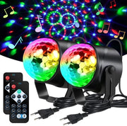 Lampada Disco con Comando a Distanza e Illuminazione Musica Controllata - Atmosfera di Festa per Bambini e Adulti - Crea un'Atmosfera di Pista da Ballo - Lampada Multicolore per Feste - Efficace e Duraturo