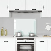Paraschizzi per Cucina Color Latte 80x60 cm in Vetro Temperato 249456