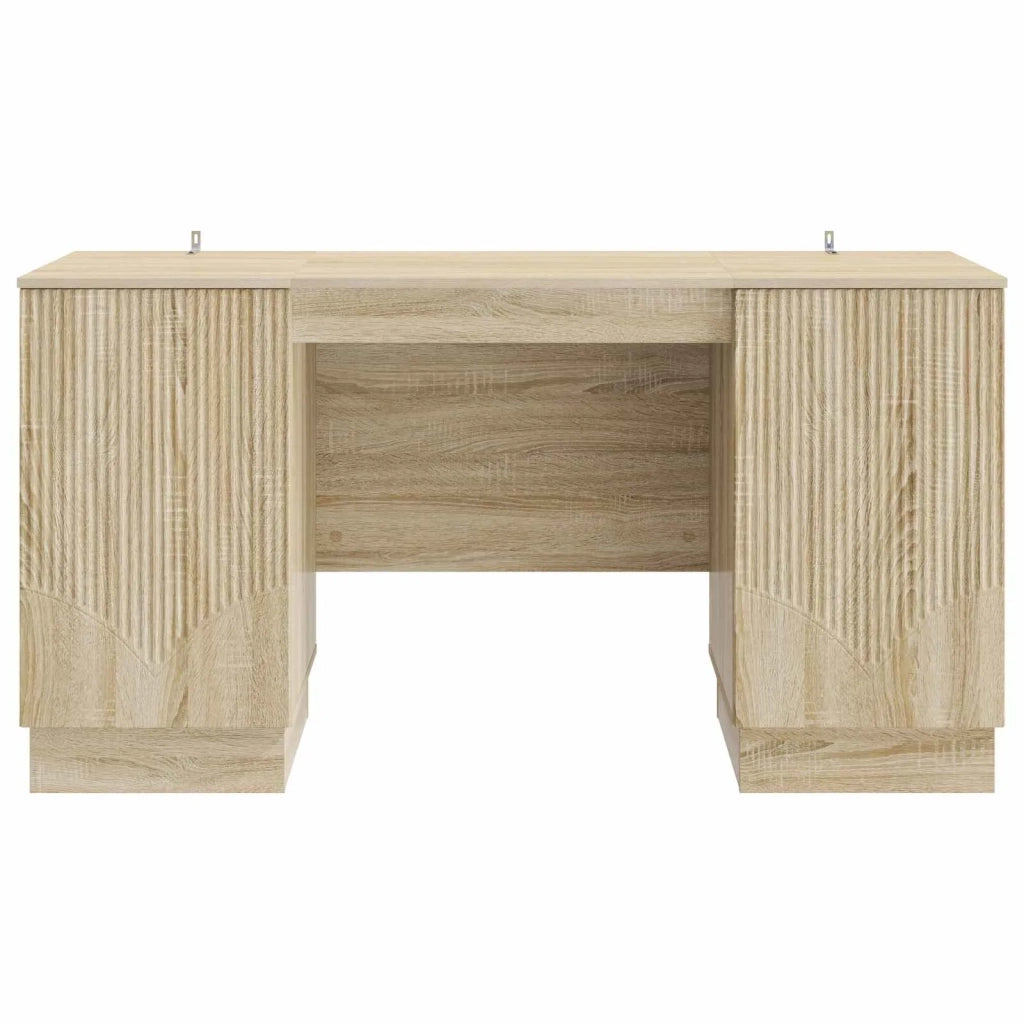 Scrivania | Tavolo da Ufficio Rovere Sonoma 142,5 x 50 x 75 cm Legno ingegnerizzato