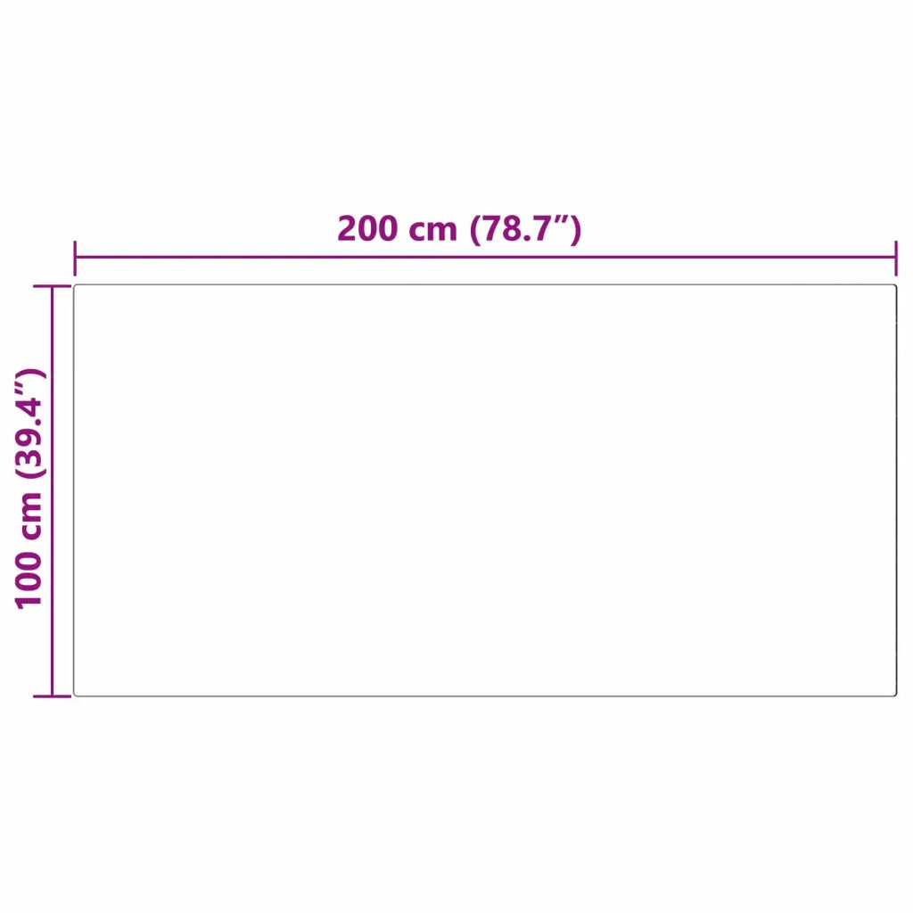 Tappeto in finta TAFALLA | Tappeto del soggiorno Grigio 100 x 200 cm Poliestere