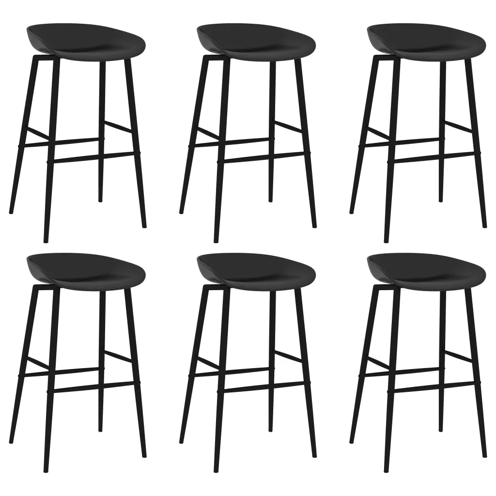 Set da Bar 7 pz Bianco e Nero 3057451