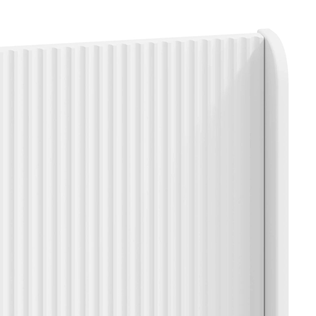 Struttura del letto con stoccaggio e testata Bianco 3414445