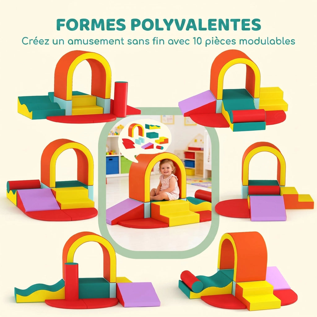 Parcours motricita' bebe' ¨C zephmum ¨C multicolore