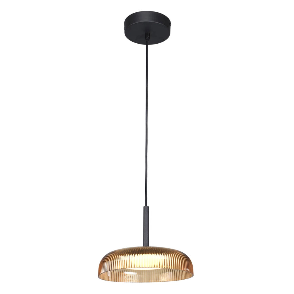 Lampada a sospensione industriale gialla LED 12W Italux