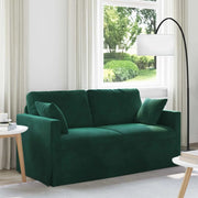 Divano Verde Scuro 158 x 78 x 80 cm Velluto