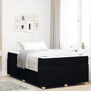 Struttura del letto con materasso Nero 120 x 190 cm Tessuto 3399344