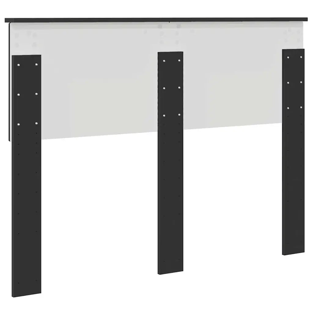 Testiera-Testata-Testiera Decorativa Rovere Nero 120 cm Legno multistrato 967164