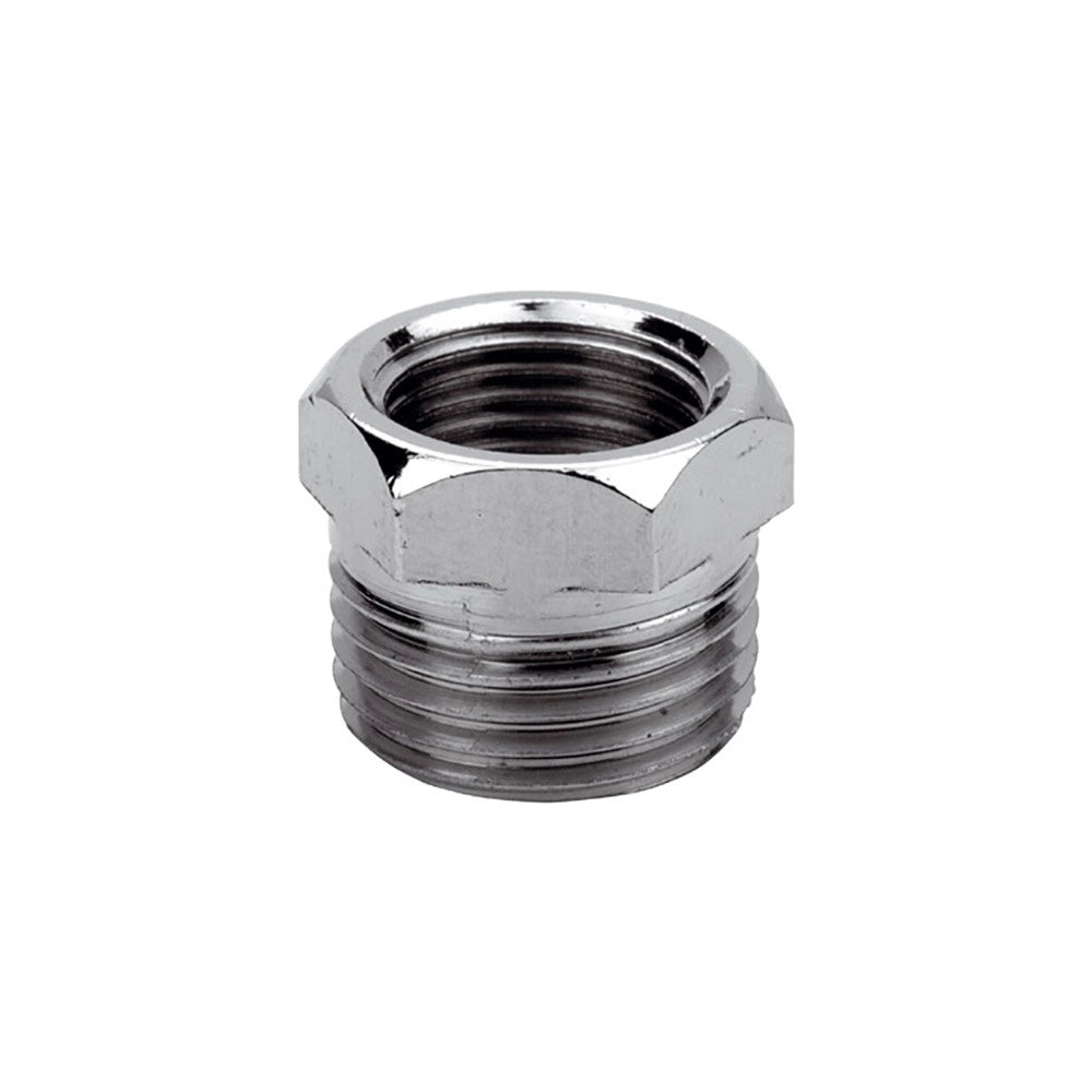 Riduzione esagonale ottone cromato