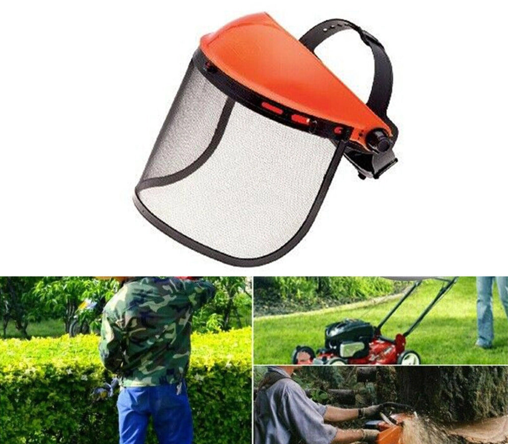 Visiera Protettiva Occhi Viso Rete Casco Sicurezza Stringitesta regolabile