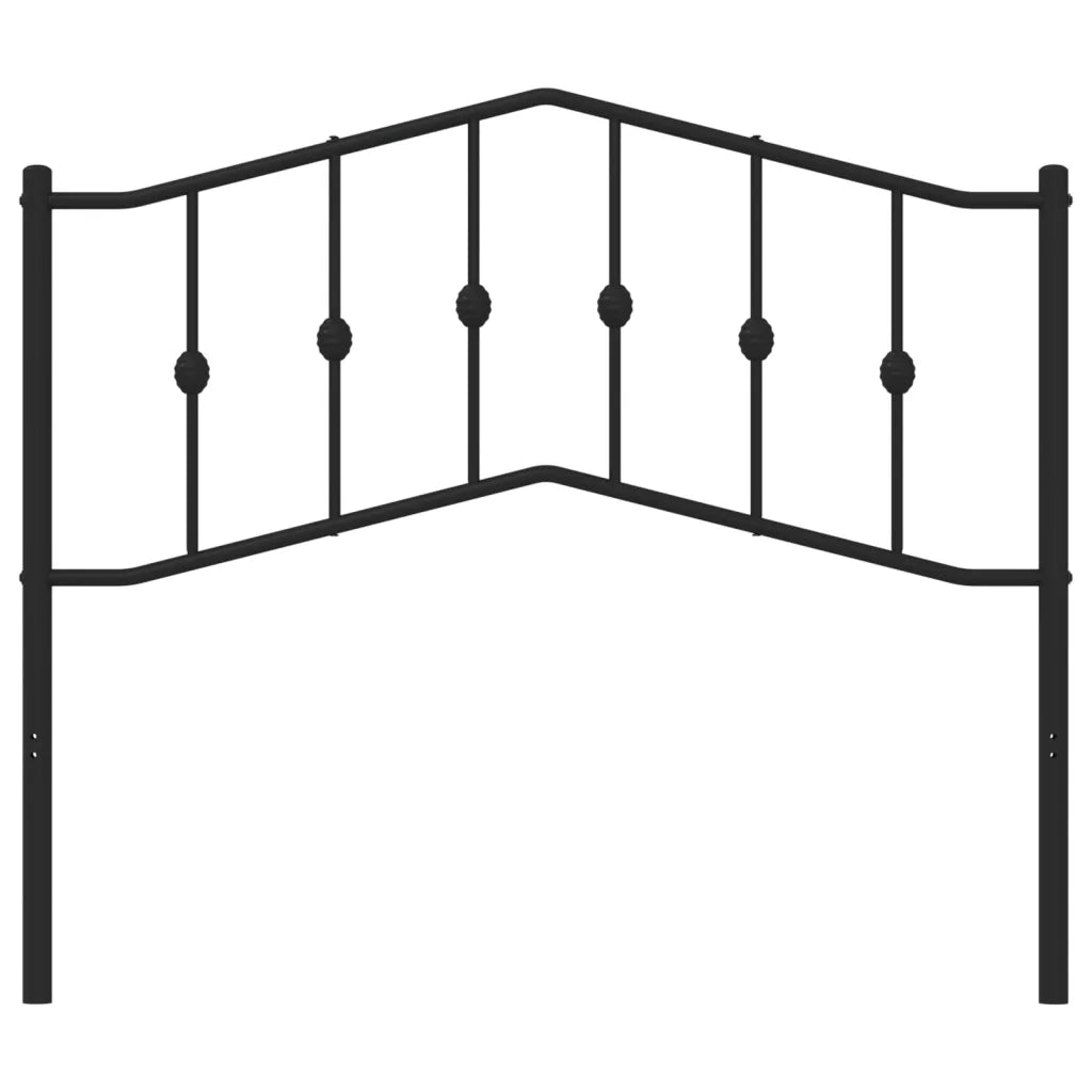 Testiera di Ricambio in Metallo Nero 107 cm 373819