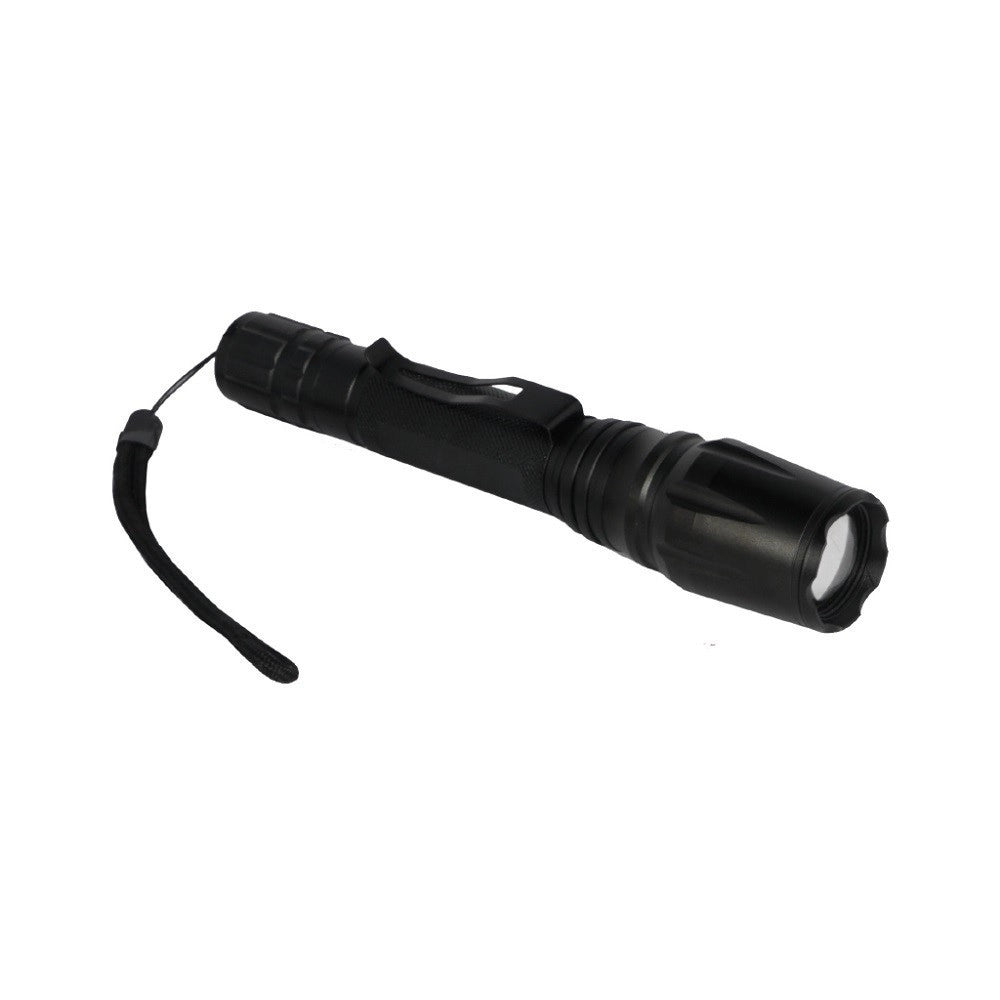 Trade Shop - Torcia Led Ricaricabile Cree T6 Luce Regolabile Casa Campeggio Escursioni Dt-2048 -