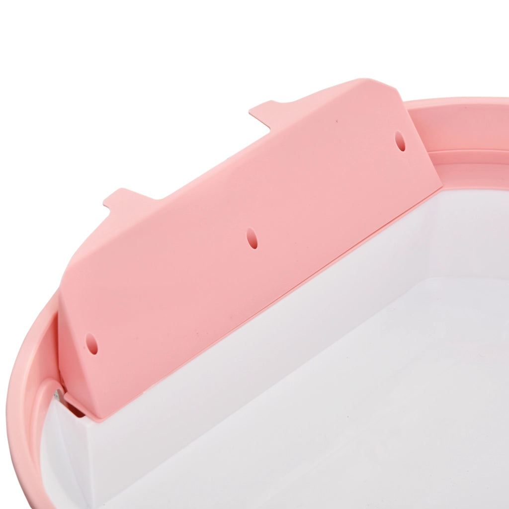 Casetta igienica per gatti con cassetto scorrevole e porta ¨C Minimal ¨C 47x55x44 cm rosa