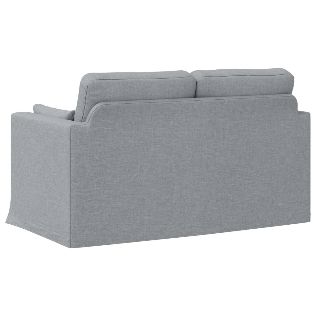 Divano | Divano da soggiorno | Sofa Grigio chiaro 139 x 78 x 80 cm Tessuto
