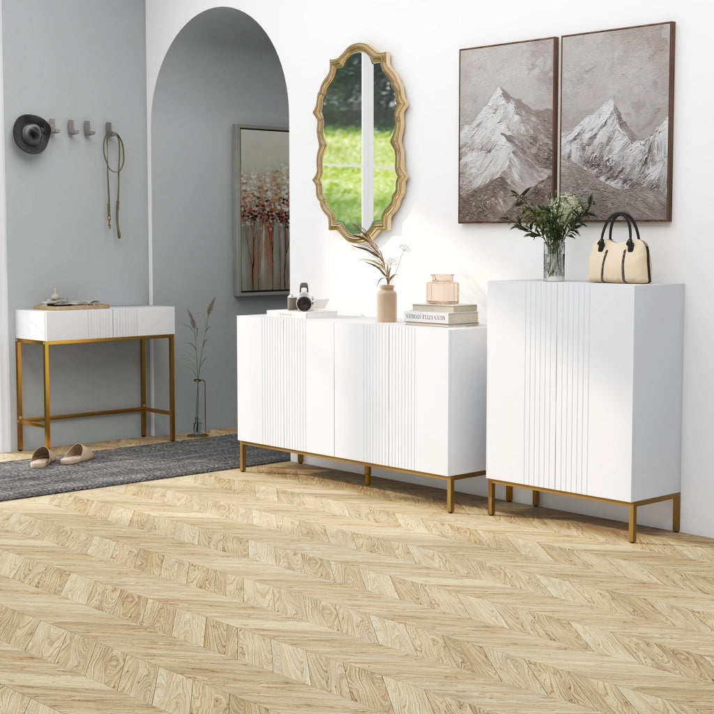 Scarpiera 20 paia ¨C Xylo ¨C ante chiusura soft, ripiani regolabili, bianco