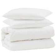 Set di Piumoni 3 pz | Duvet Bianco Microfibra e Piuma d'Oca