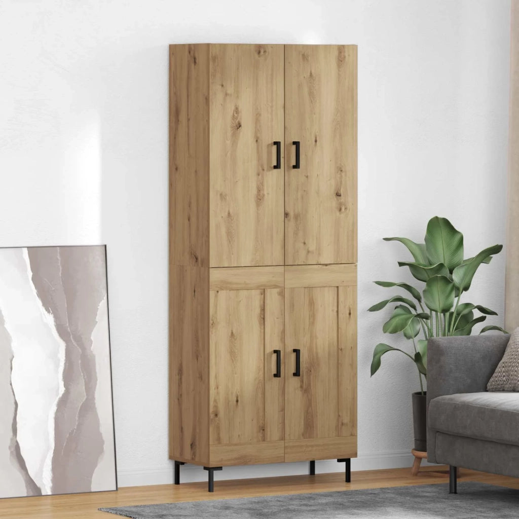 Credenza-Buffet-Armadio da cucina Rovere artigianale 69,5 x 34 x 180 cm 759984